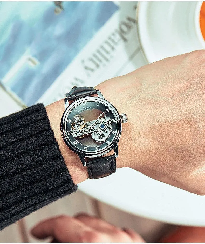 GuanQin Male Automatic Mechanical Watch - Classic Design & Precision