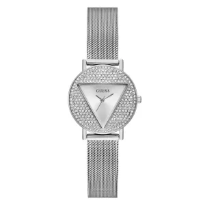 Guess Women 30 mm Size Silver Dial Analog Watch - GW0671L1
