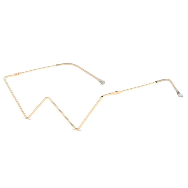 Half Metal Frame Glasses