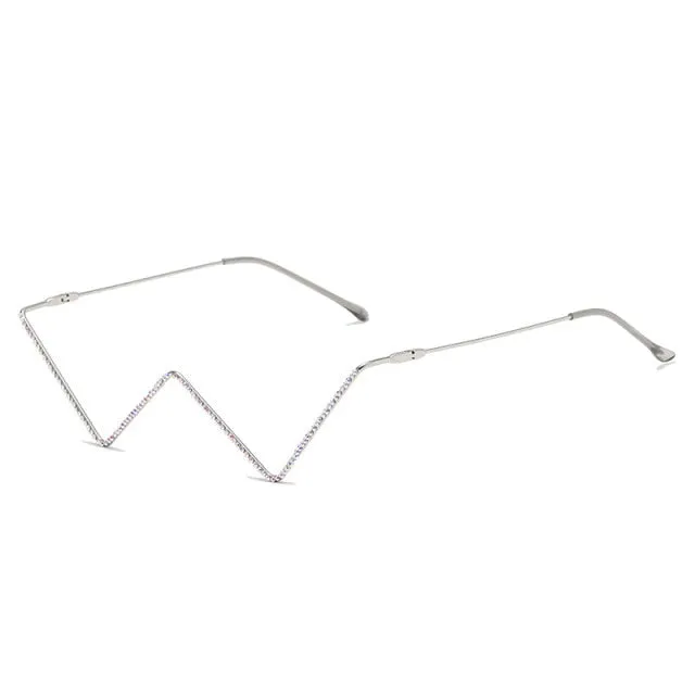 Half Metal Frame Glasses