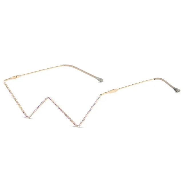 Half Metal Frame Glasses