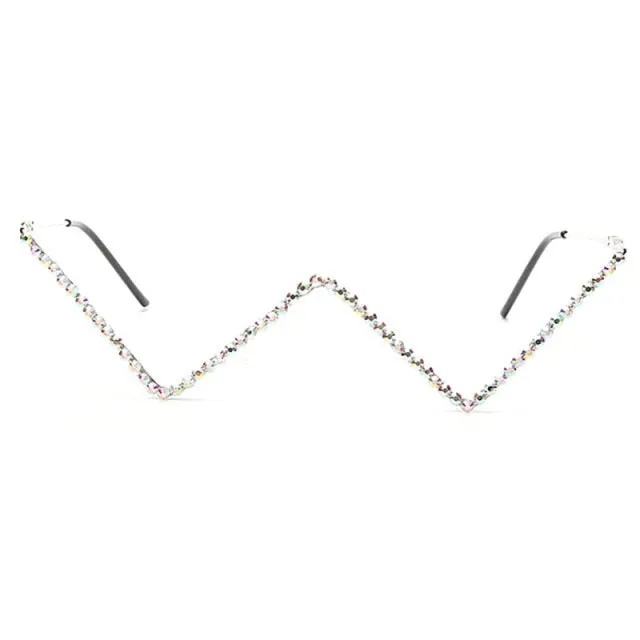 Half Metal Frame Glasses