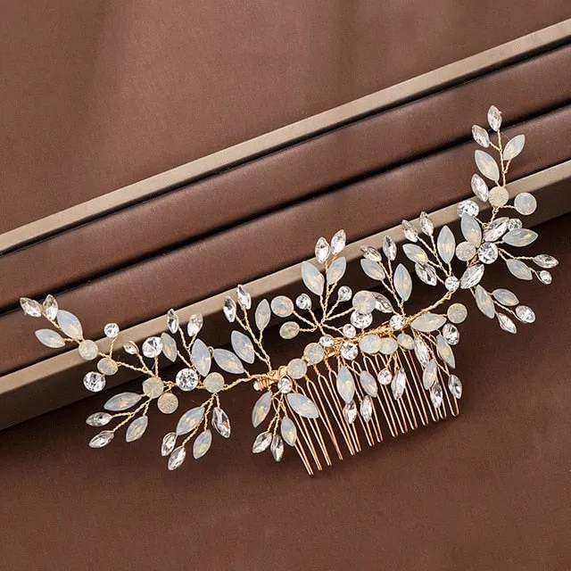 Handmade Bridal Hair Clip, Comb, Vine Headband Wedding Hair Accessories