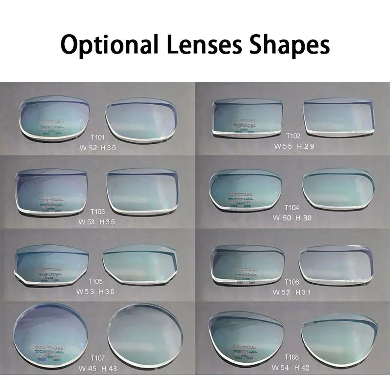 Handoer Unisex Rimless Customized Shaped Lenses 865 Titanium Eyeglasses