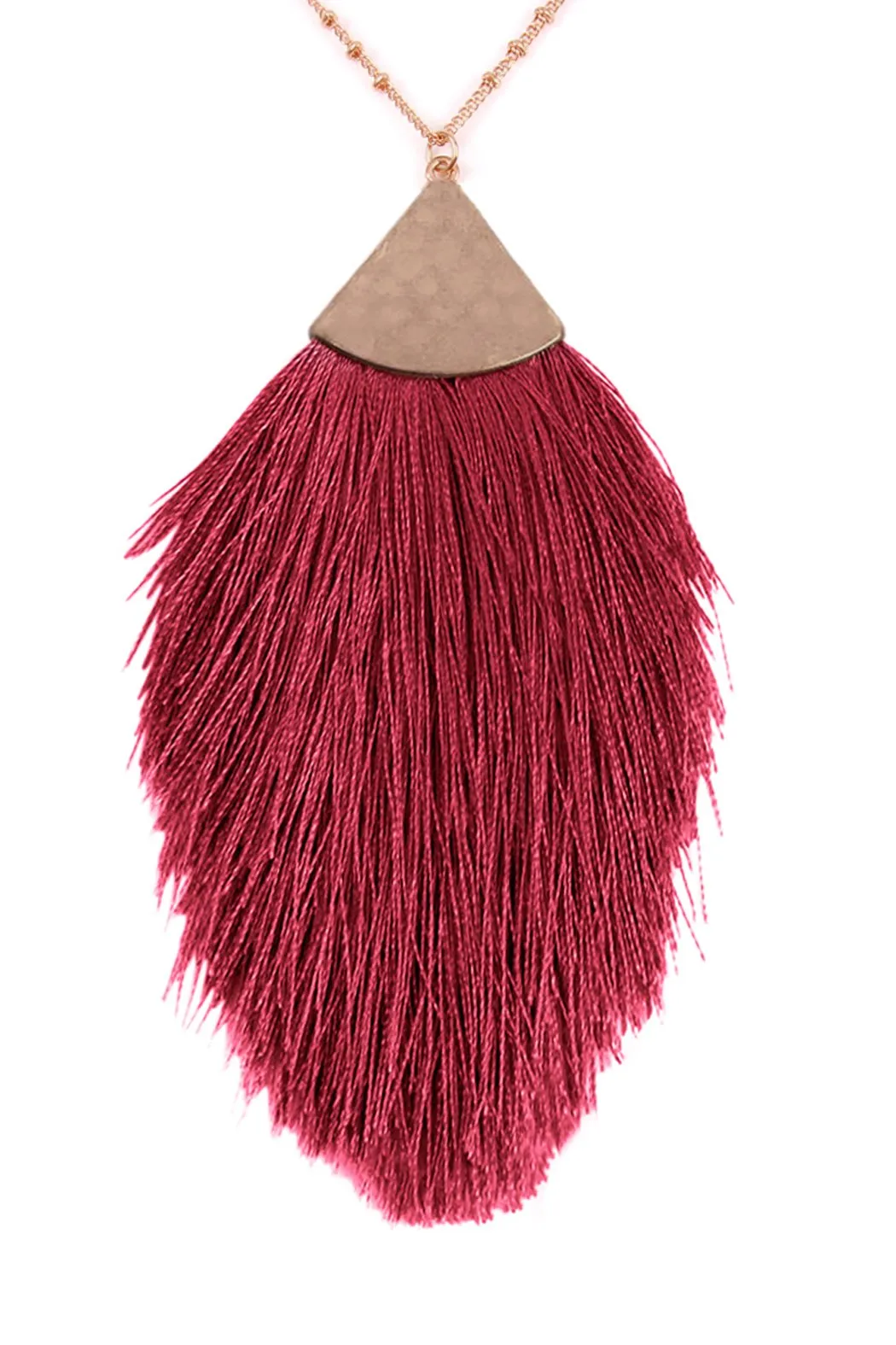 Hdn2231 - Tassel Dainty Necklace