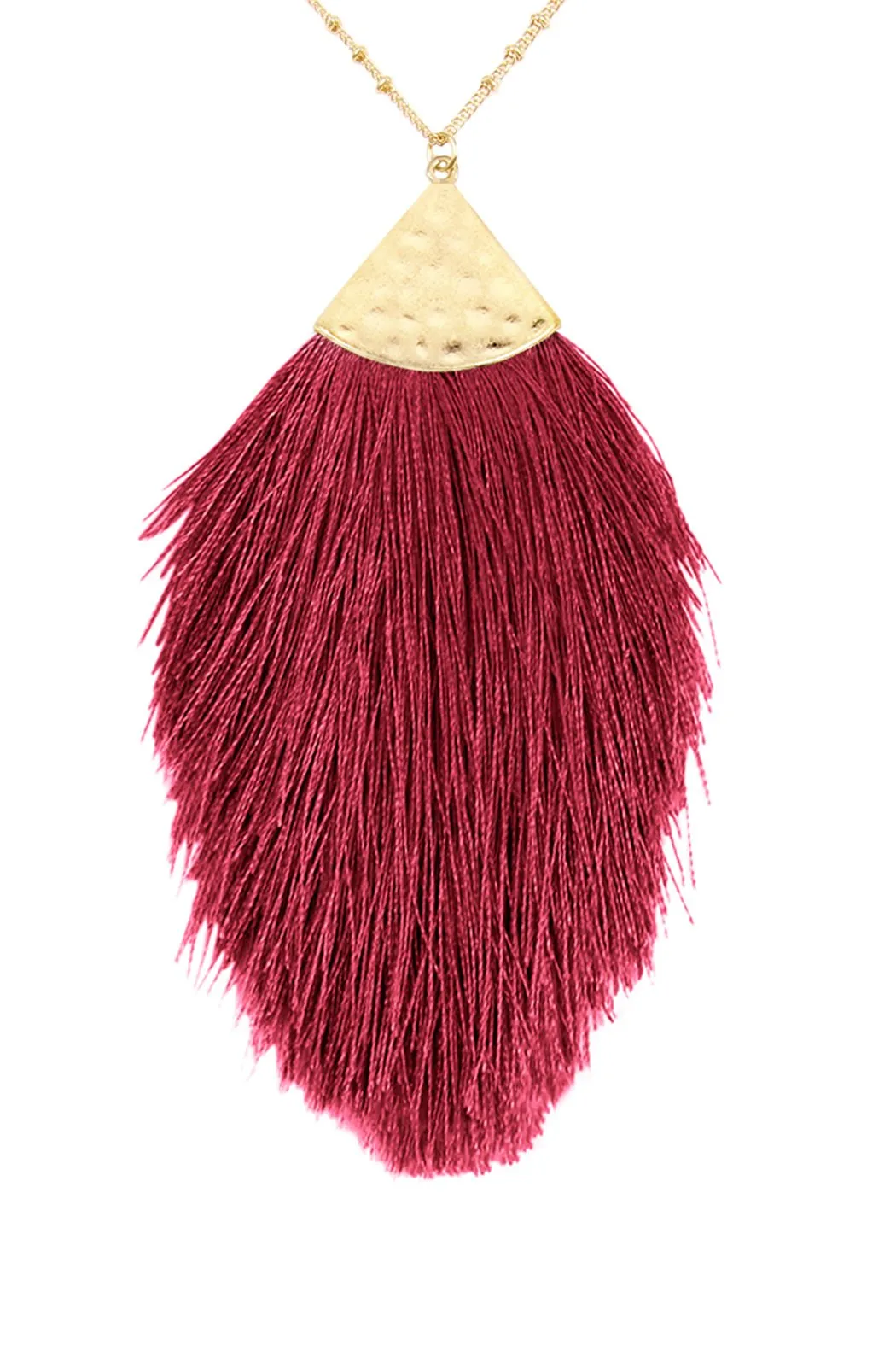 Hdn2231 - Tassel Dainty Necklace
