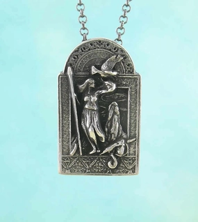 The Morrigan, Celtic War Goddess Pendant, Lead-Free Pewter Unique Style Business Accent