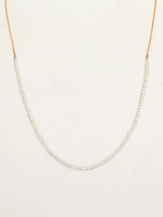 Holly Yashi Phoebe Pearl Necklace in White