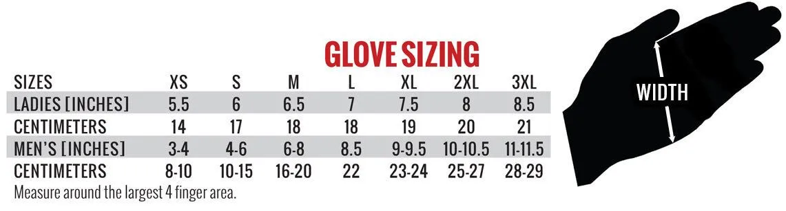 Hot Leathers Skull & Crossbones Mechanics Gloves