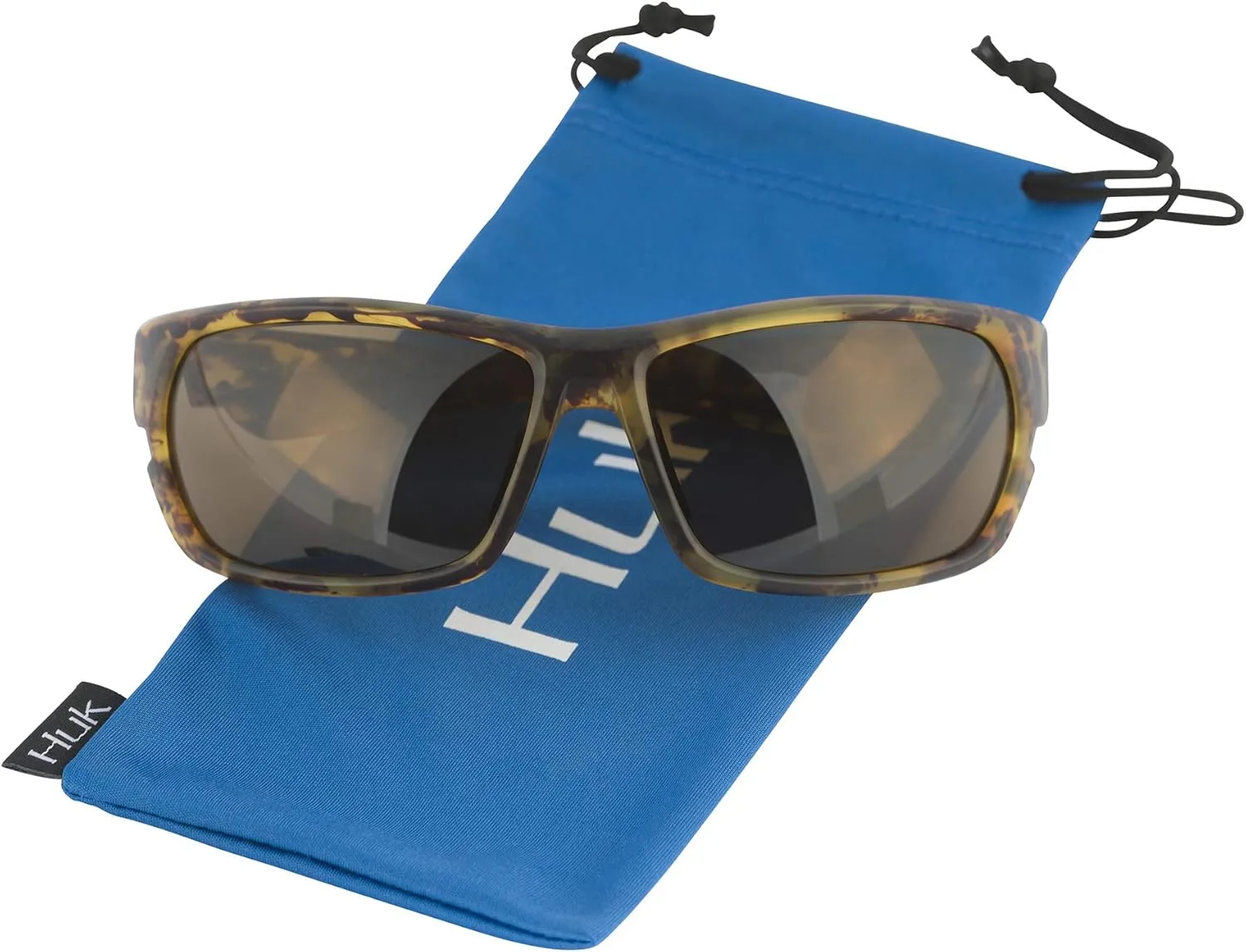 HUK Sunglasses, Polarized Lens Eyewear with Performance Frames, Fishing, Sports & Outdoors Sunglasses