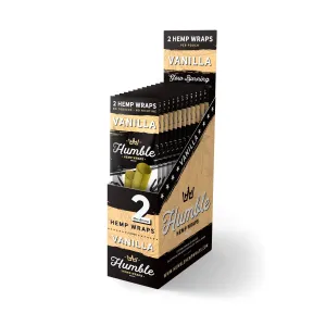 Humble Hemp Wraps - Vanilla Flavor - 25 Pack