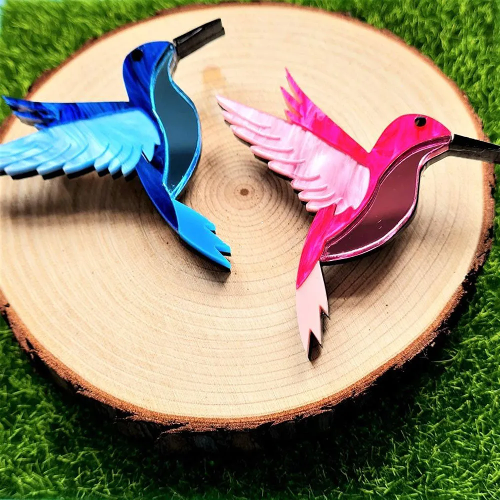 Hummingbird Brooch by Cherryloco Jewellery - 11280