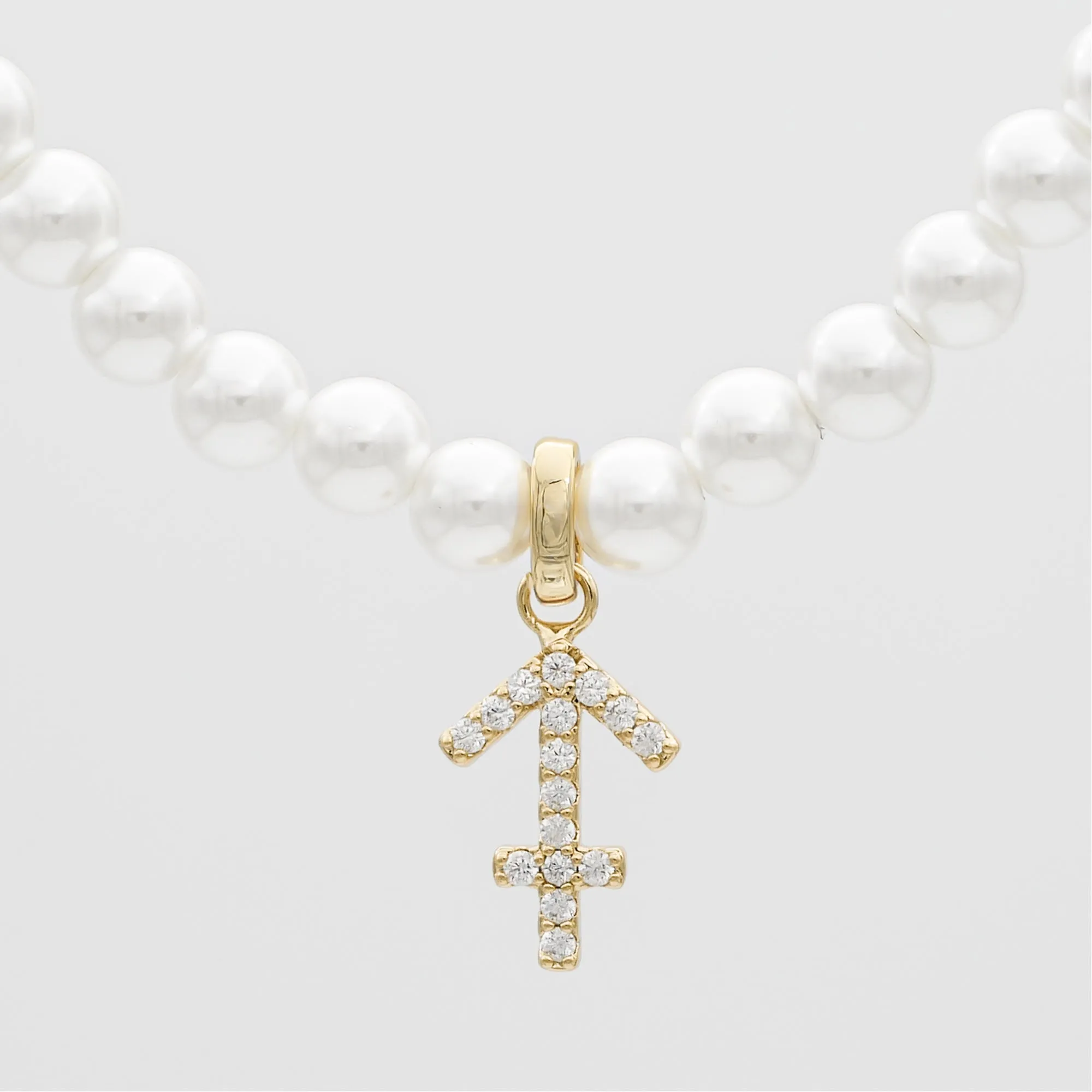 ICY Pearl Zodiac Necklace