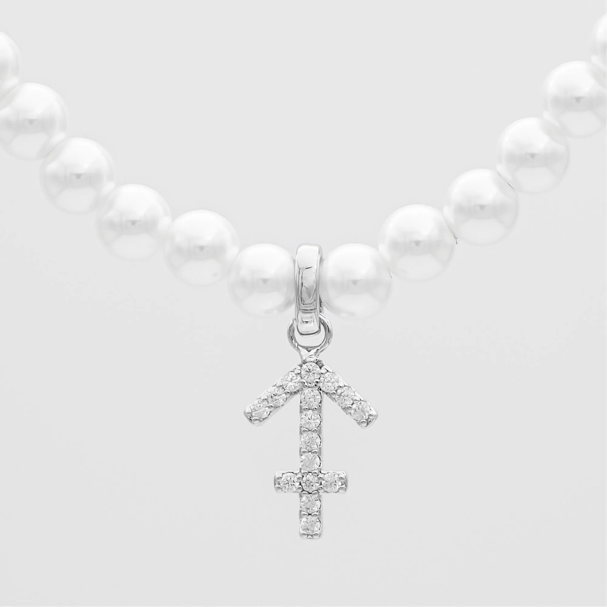 ICY Pearl Zodiac Necklace