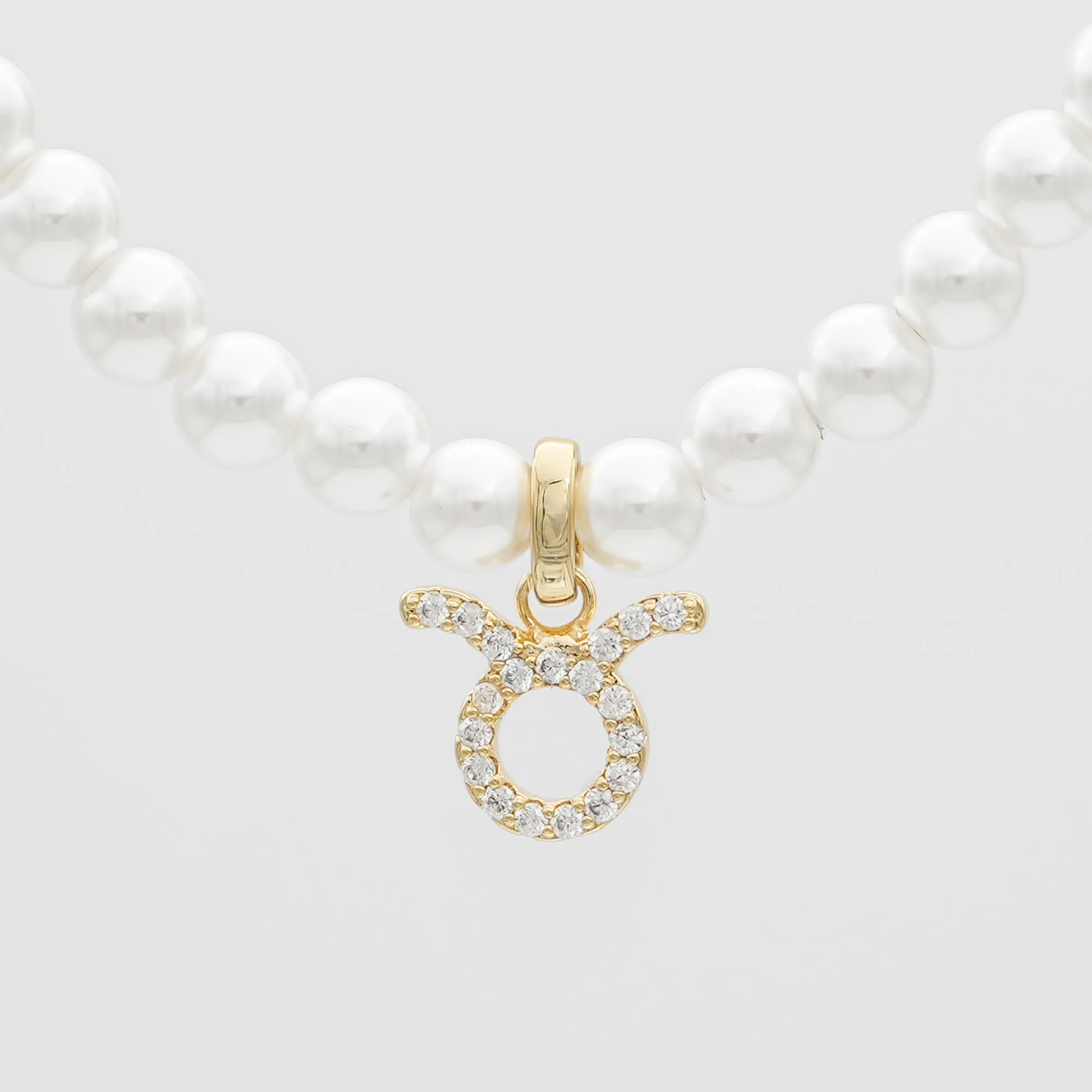 ICY Pearl Zodiac Necklace
