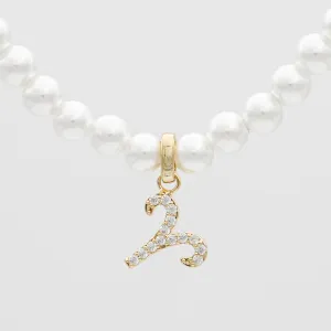 ICY Pearl Zodiac Necklace