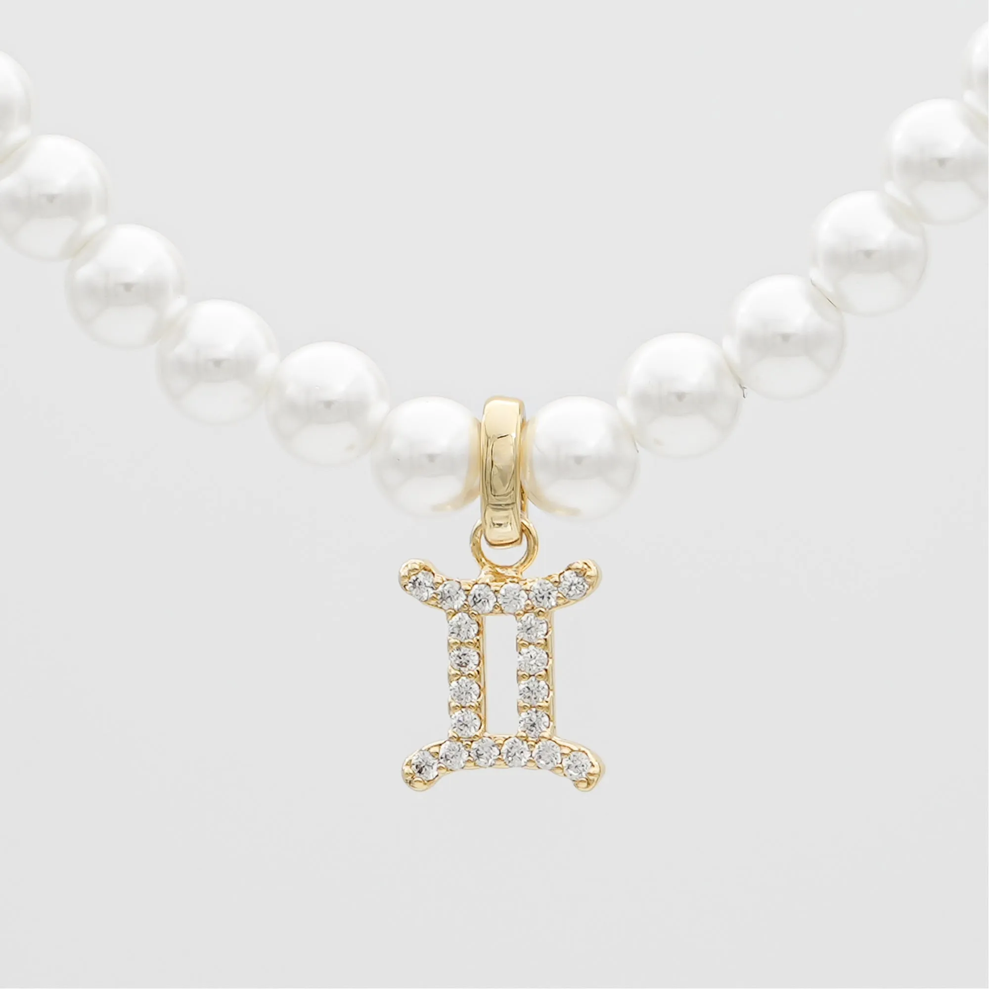 ICY Pearl Zodiac Necklace