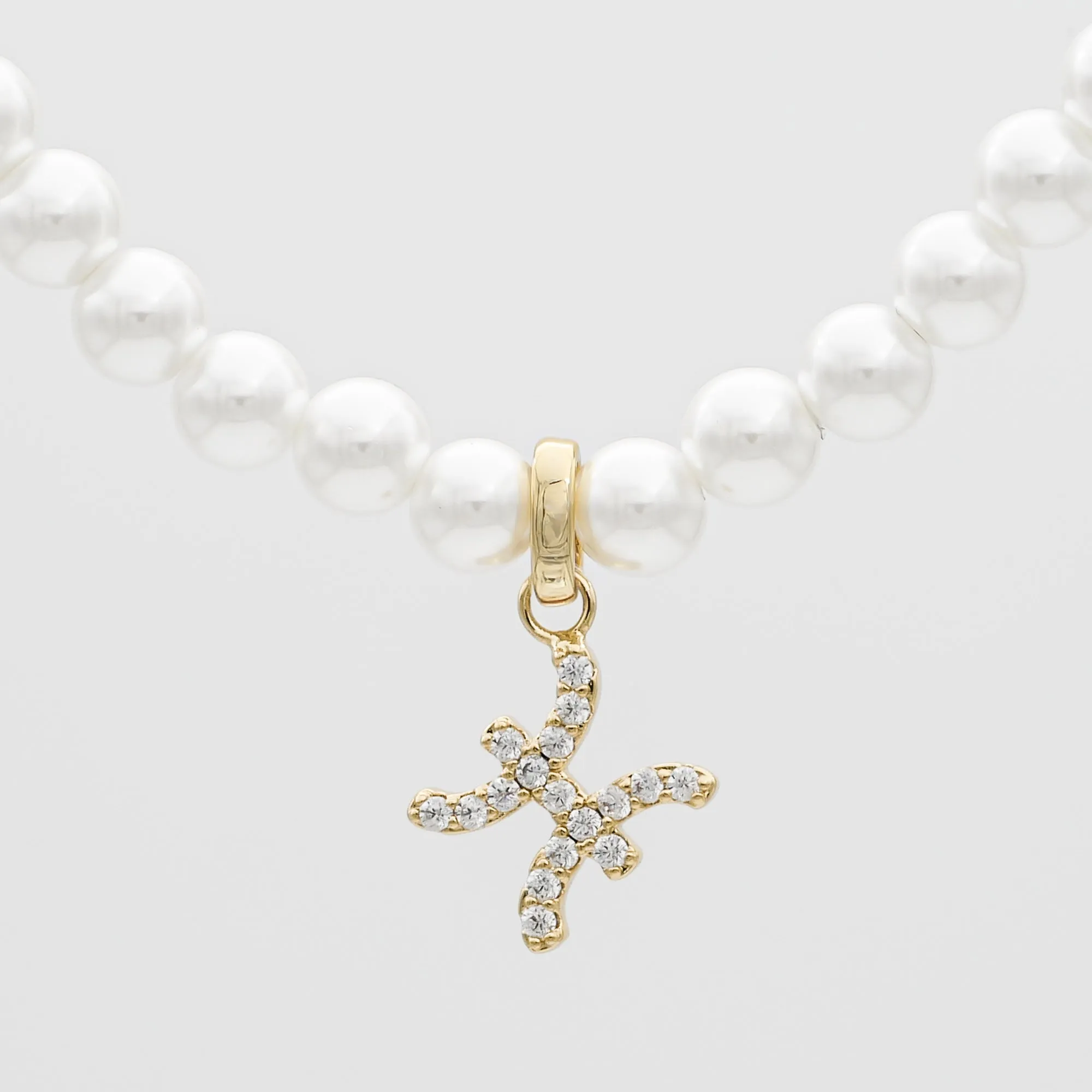 ICY Pearl Zodiac Necklace