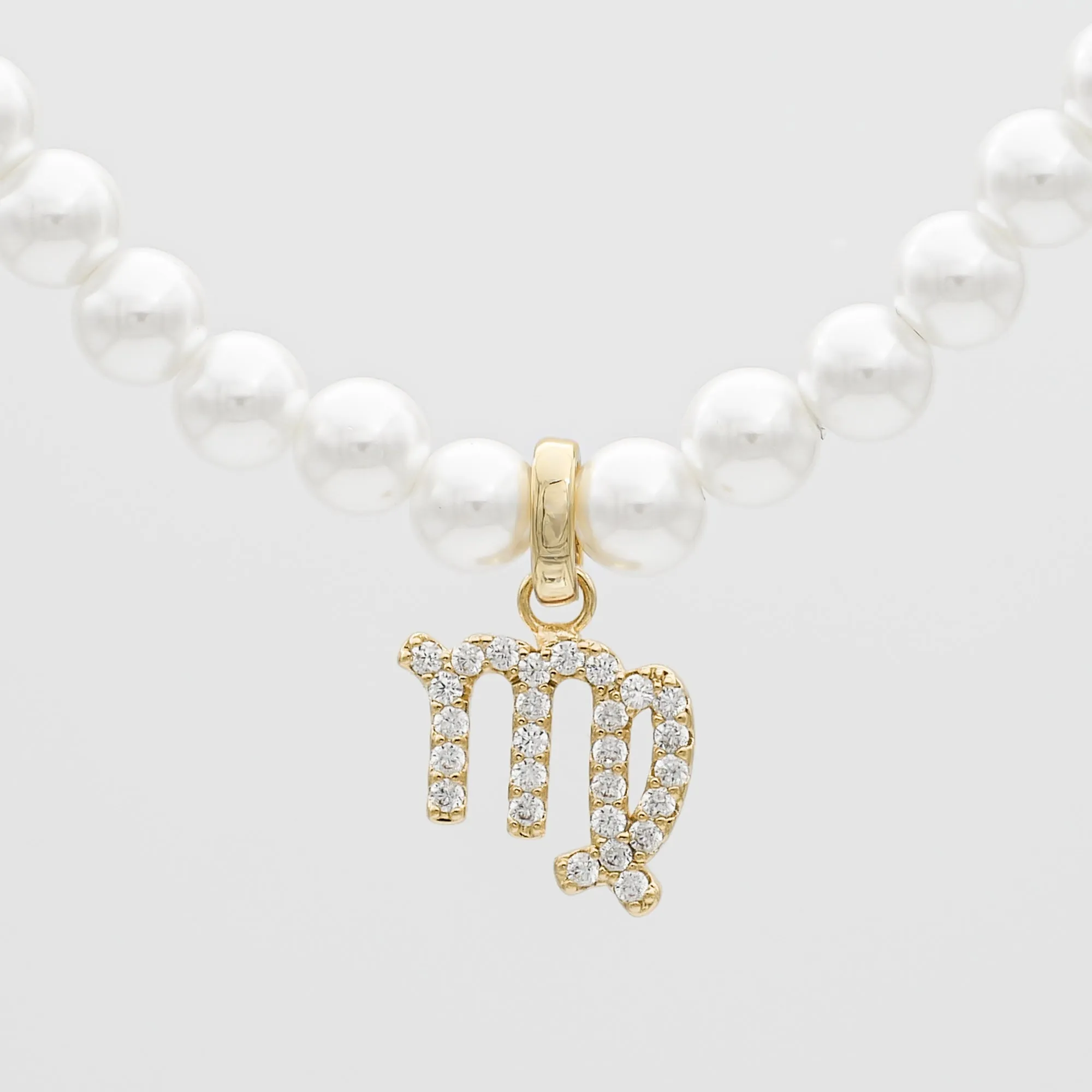 ICY Pearl Zodiac Necklace