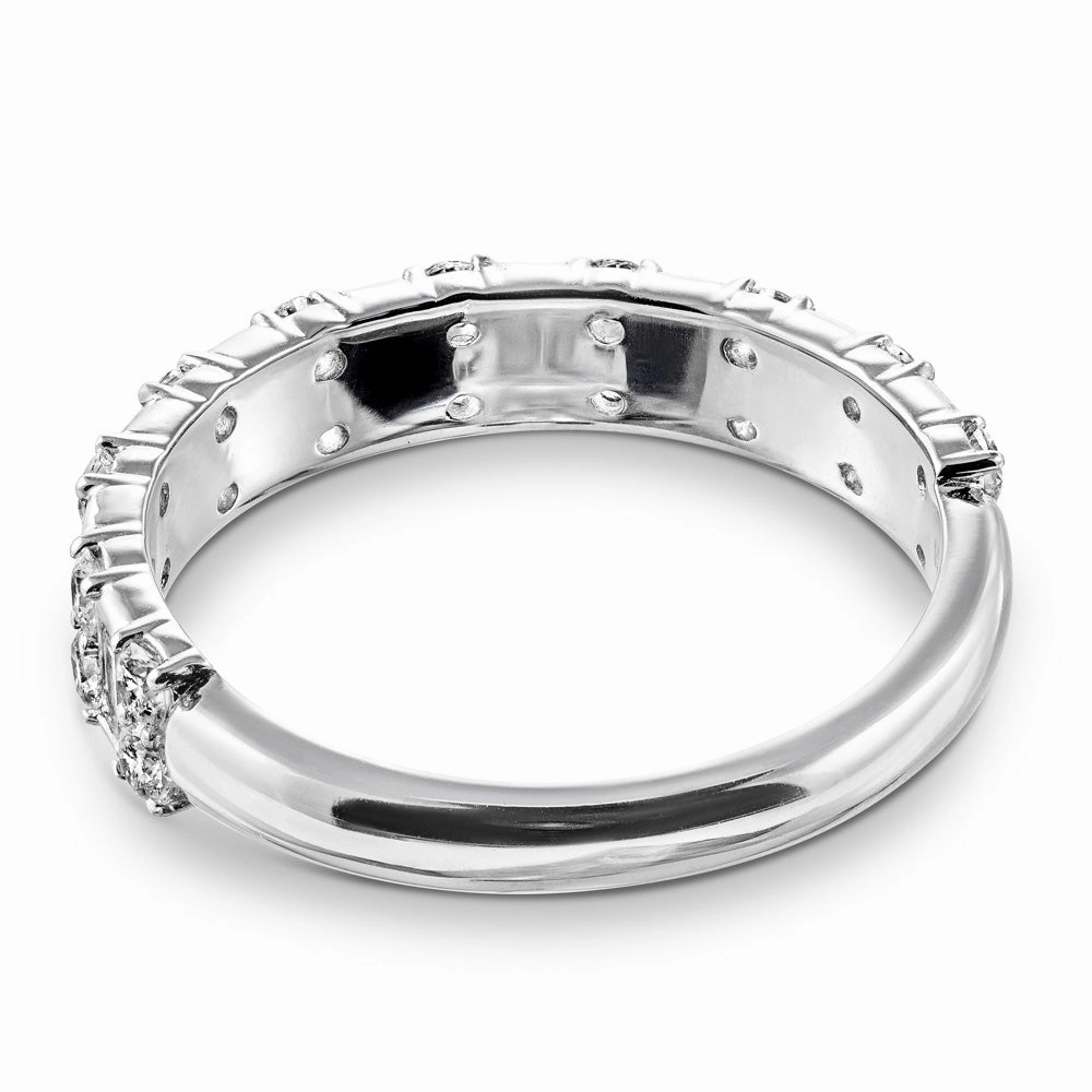 Indy 7/8 ctw Baguette and Round Lab Grown Diamond Alternating Wedding Band Day Style Artisan Shape
