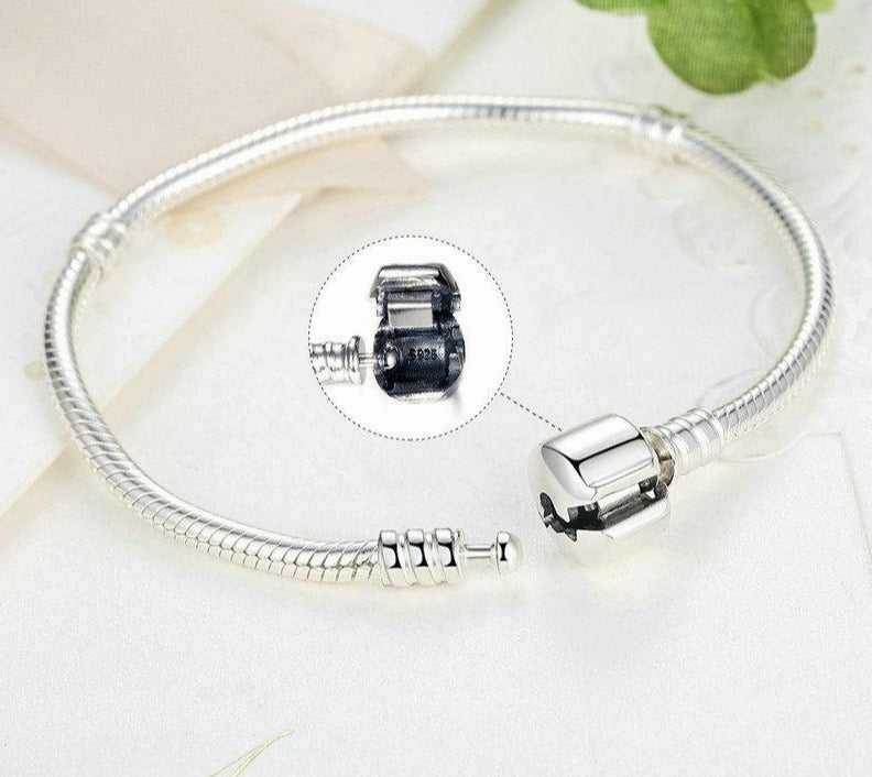 Quick Sellout Tested Durability Cycolinks 925 Sterling Silver Snake Chain Bangle & Bracelet