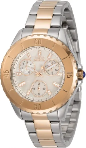Invicta Angel Quartz Crystal White Dial Ladies Watch 30976