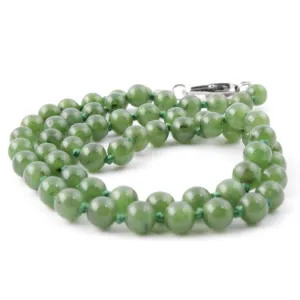 Jade Beaded Necklace 6 or 8mm