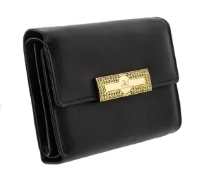 J&C J23-001-001 Black Compact Multifunction Wallet
