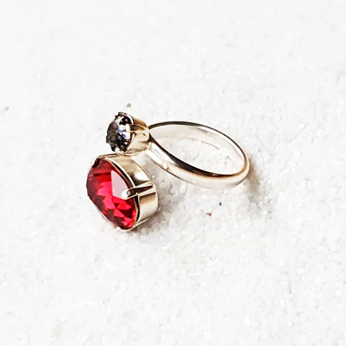 Jenstar Swarovski Statement Ring