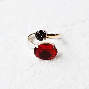 Jenstar Swarovski Statement Ring