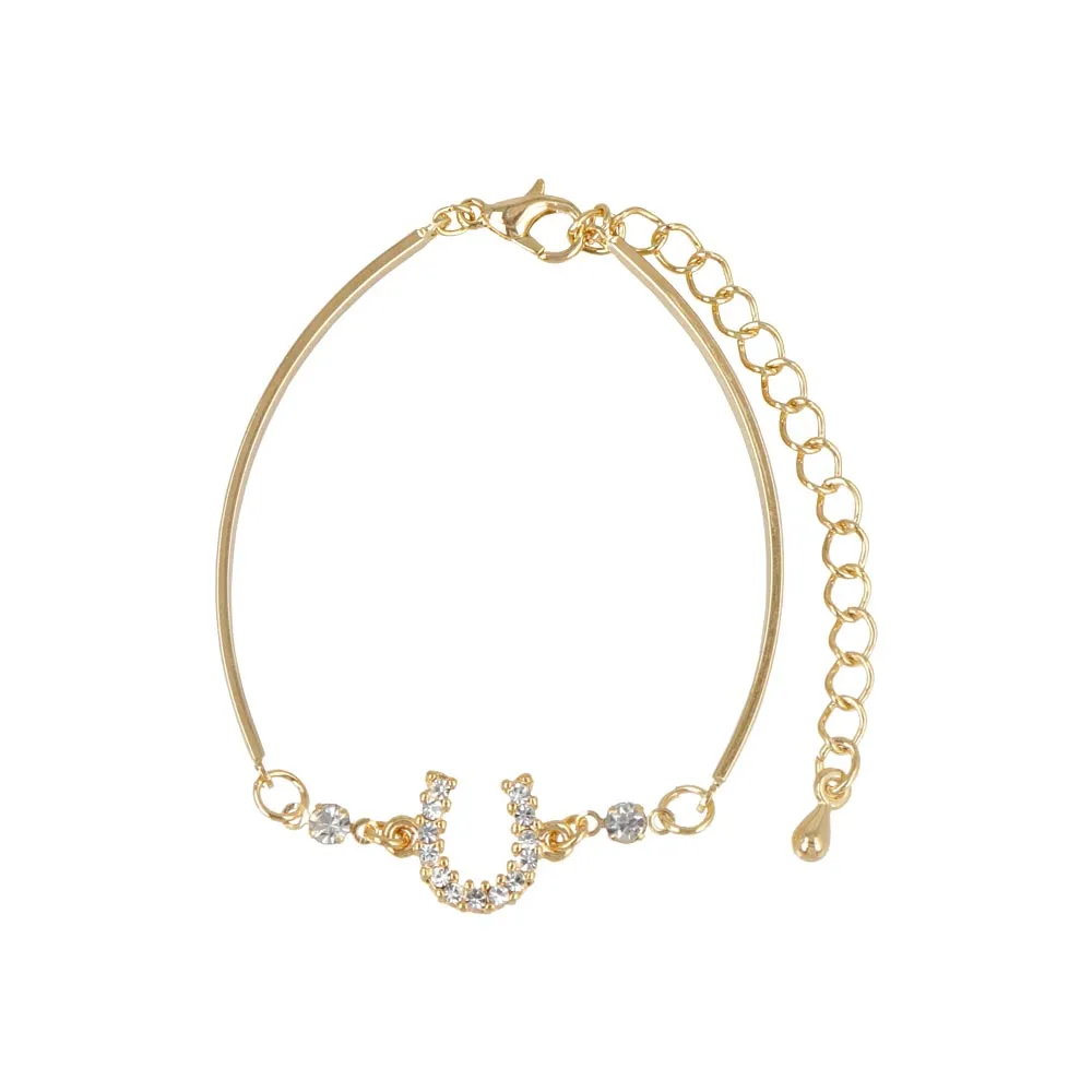 Jeweled Horseshoe Bracelet