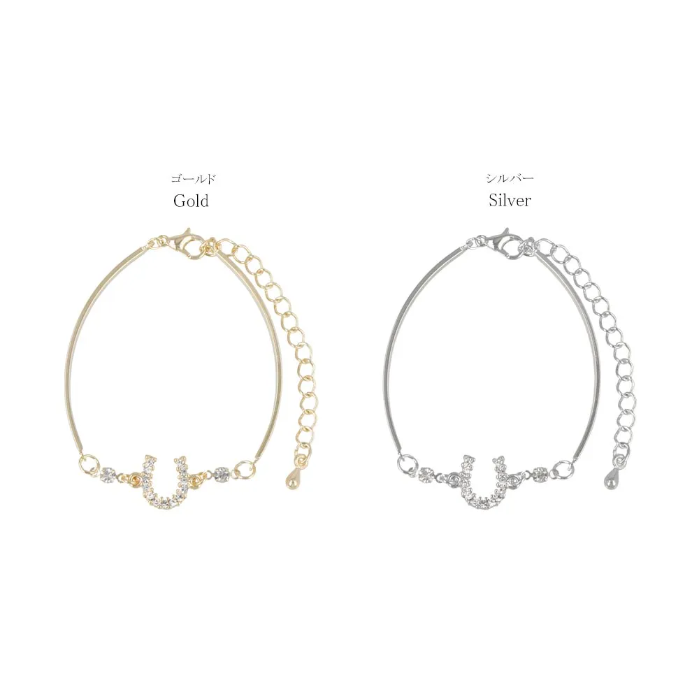 Jeweled Horseshoe Bracelet