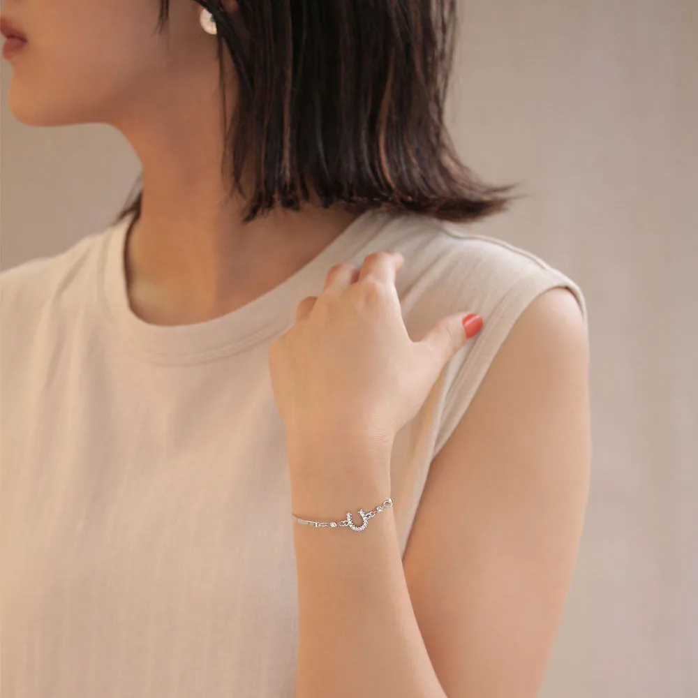 Jeweled Horseshoe Bracelet
