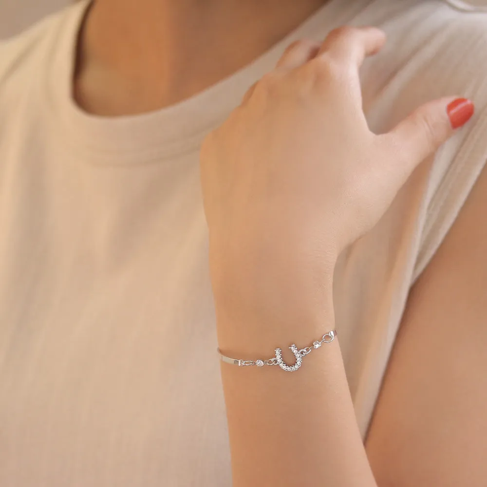 Jeweled Horseshoe Bracelet