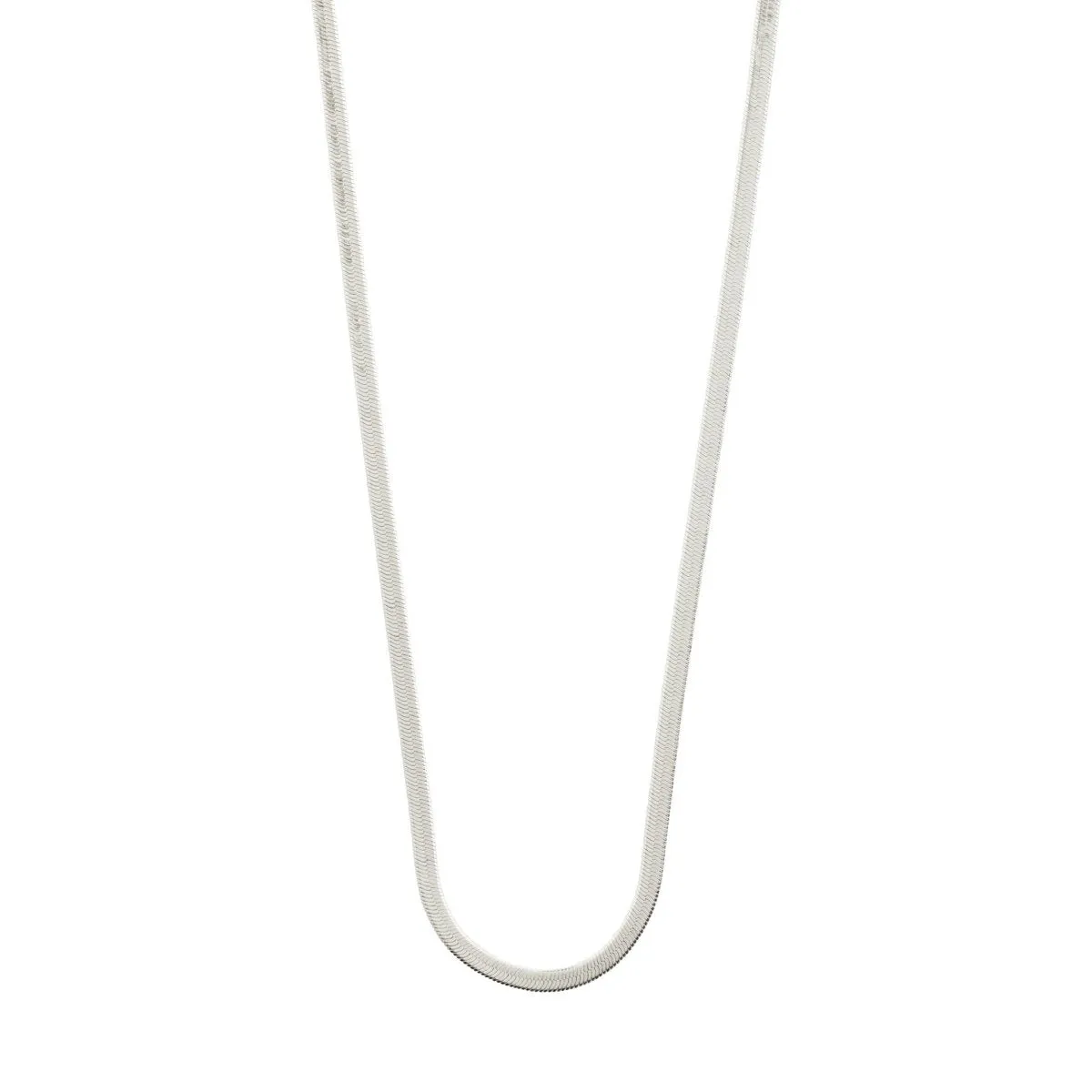 Joanna Silver Plated Herringbone Chain