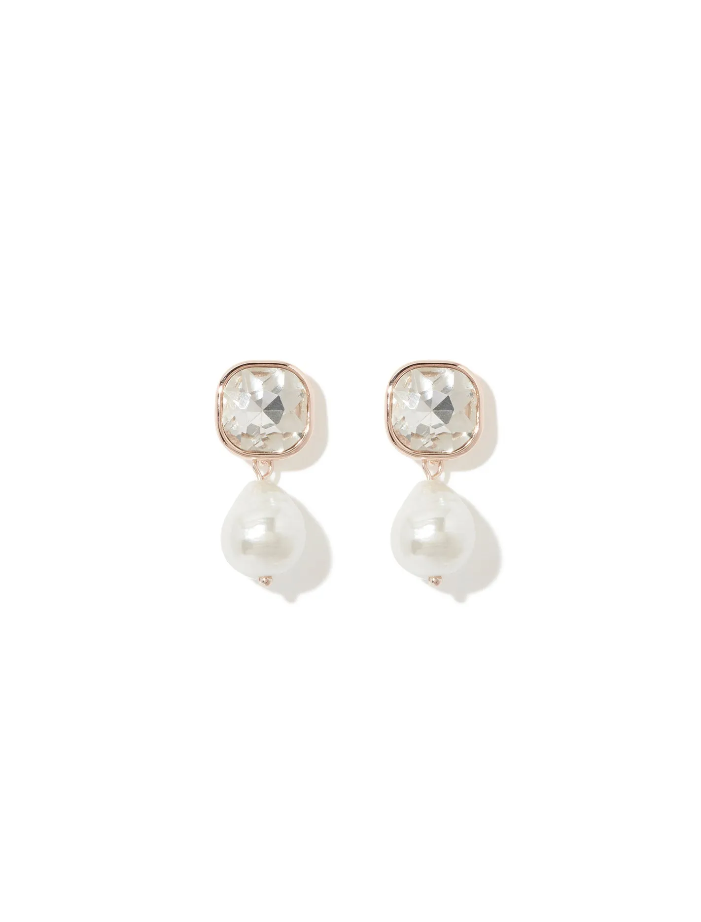Kaia Pearl & Stone Drop Earrings