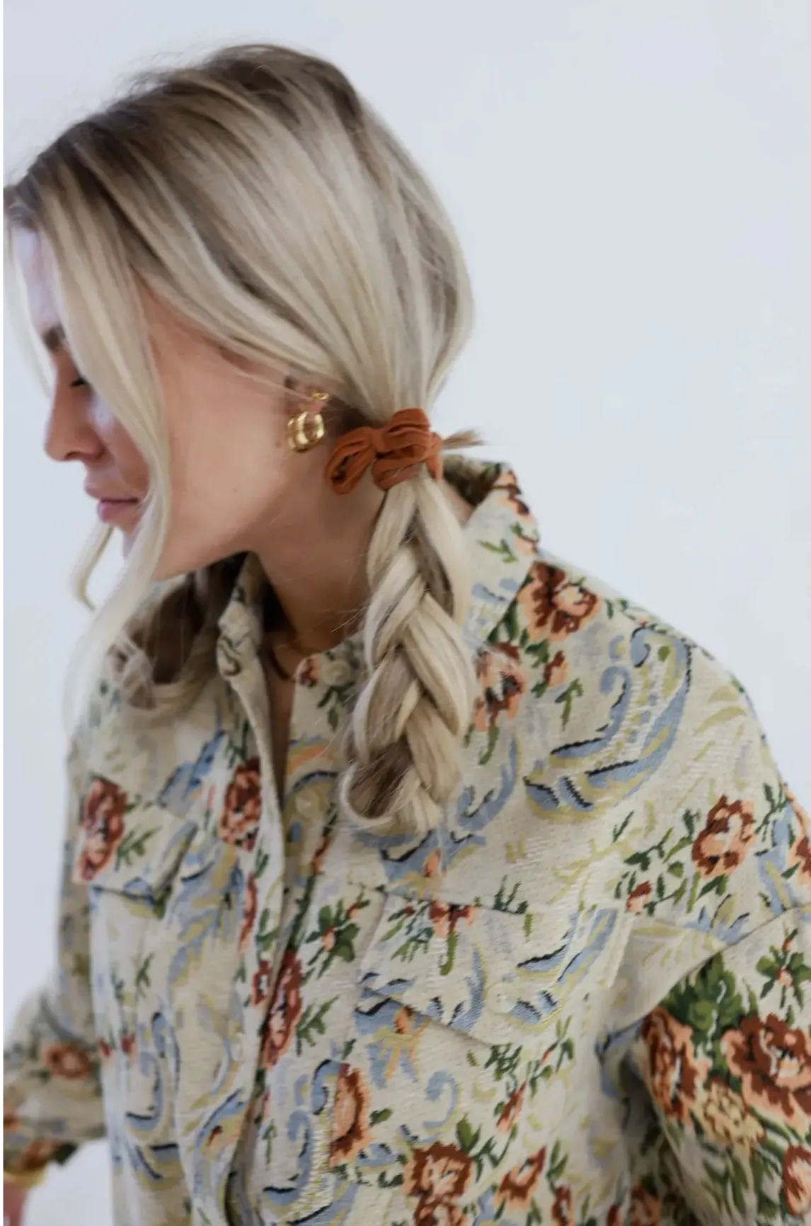 kaxi bow slick back ponytails