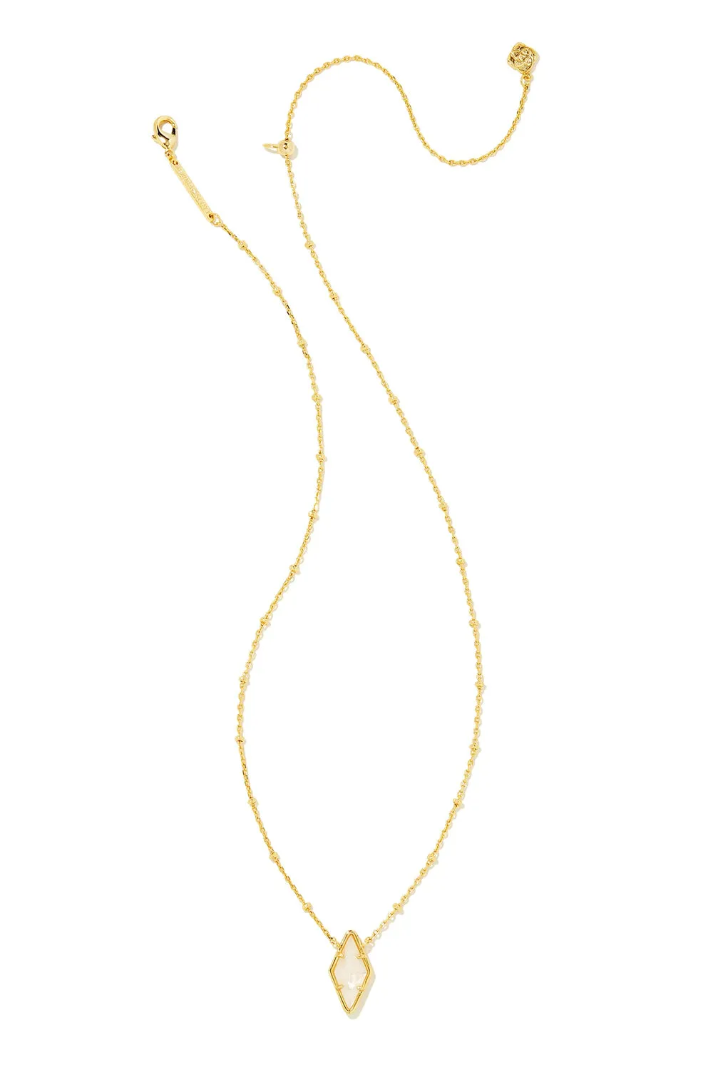 Kendra Scott: Kinsley Short Pendant Necklace - Ivory Mother-of-Pearl