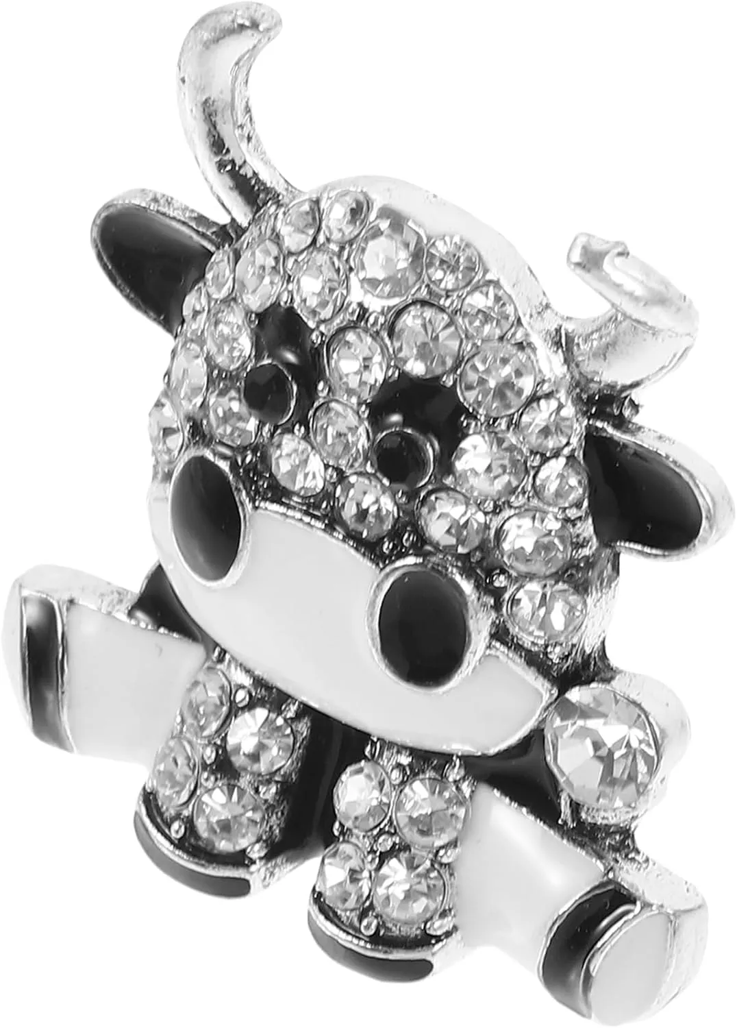 KESYOO 1pc Cow Cow Brooch Womens Backpack Xmas Brooch Lapel Pin Crystal Lapel Pin Cute Backpack Girl Jewelry Retro Backpack Rhinestone Breastpin Girls Breastpin Cow Breastpin Brown Alloy