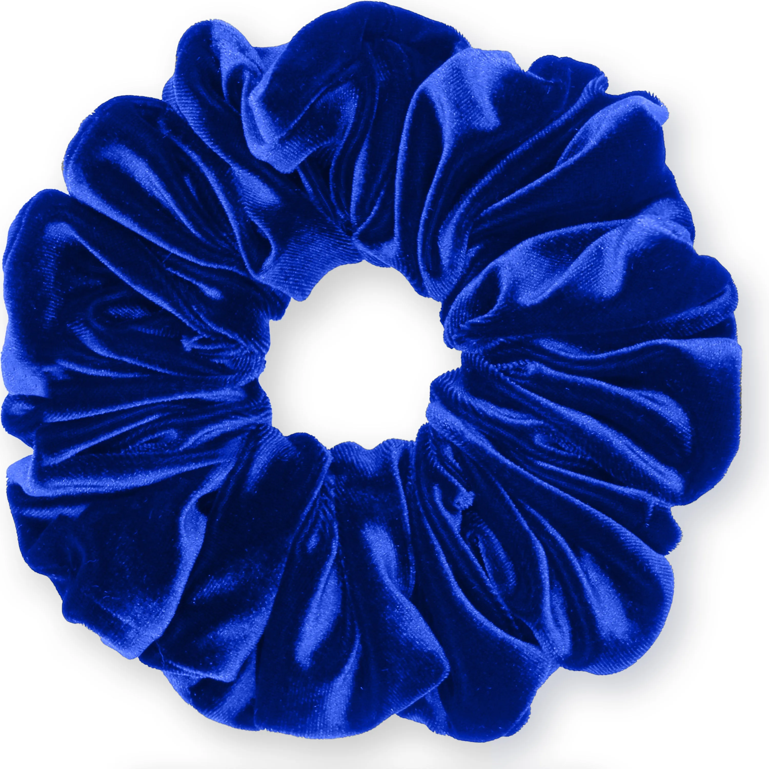 KING SIZE Velvet Scrunchies XXL Oversized Ponytail Holder Made in the USA Royal