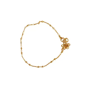 Kolusu - 11.5 Inches | Anklet/ Gold Polish Anklet/ Silver Polish Anklet/ Anklet for Women