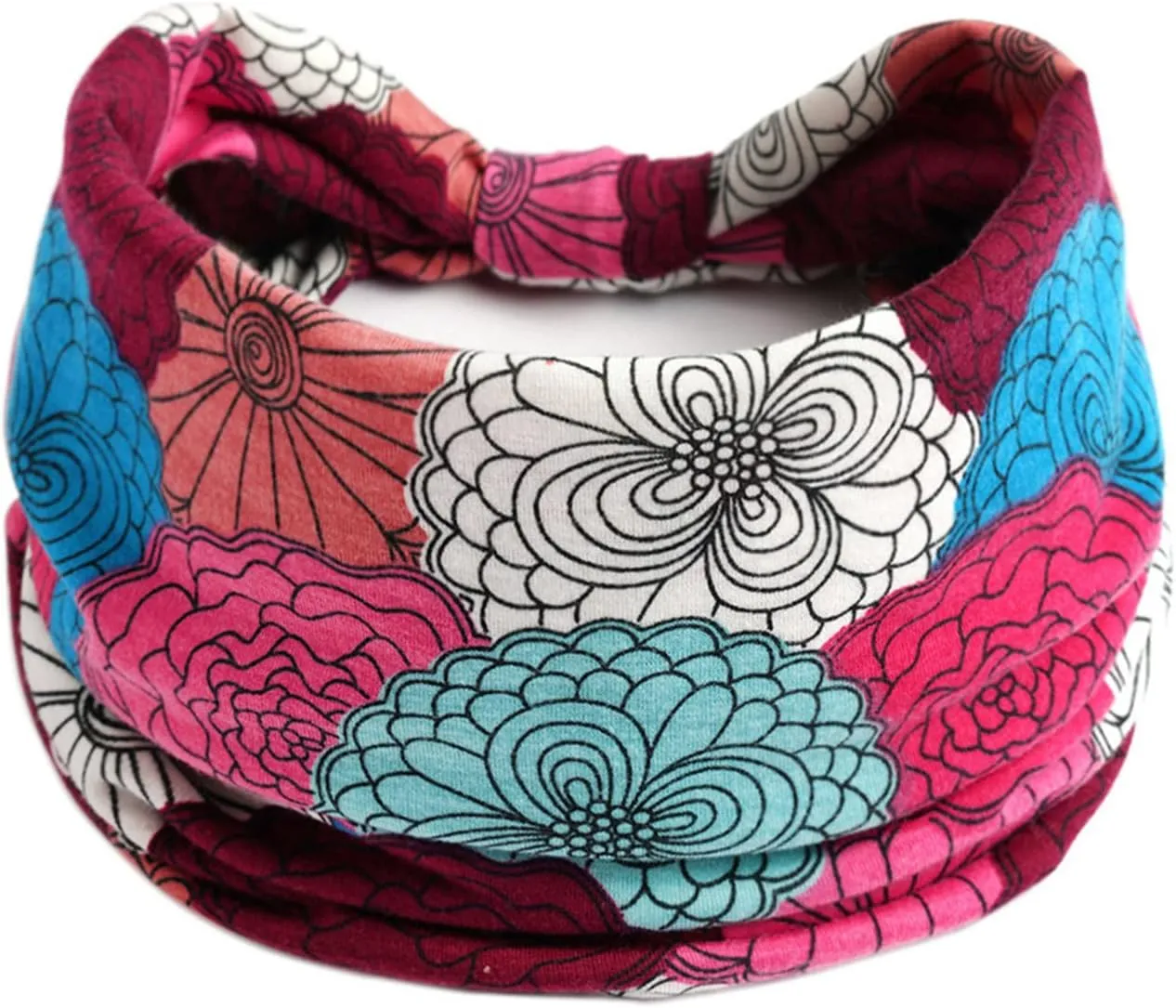 Ladies Running Headband Headband Elastic Non Slip Headbands Wide Exercise Yoga Knotted Non-Slip Cycling Hair Elastic Girl