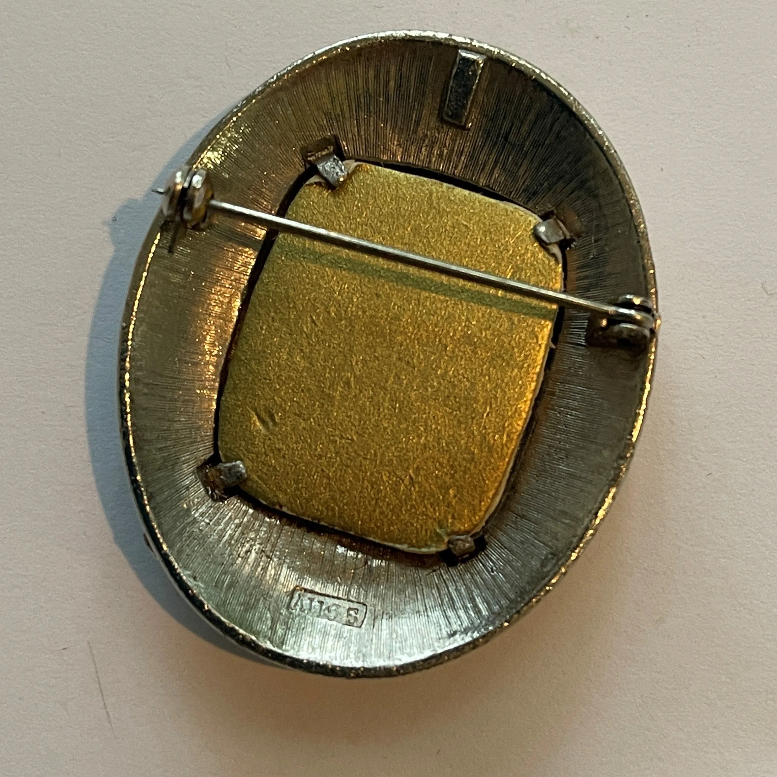 Lady Portrait Vintage Brooch