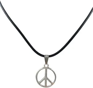 Lady Triangle Pendant Necklace Black Leather Cord Choker for Women Teen Girls Birthday Gift (A, One Size)