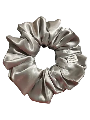 LARGE Satin White | Silver