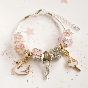 LAUREN HINKLEY Swan Lake Charm Bracelet