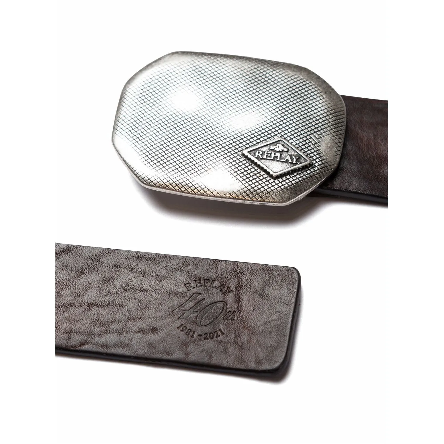 LEATHER BELT WITH BUCKLE