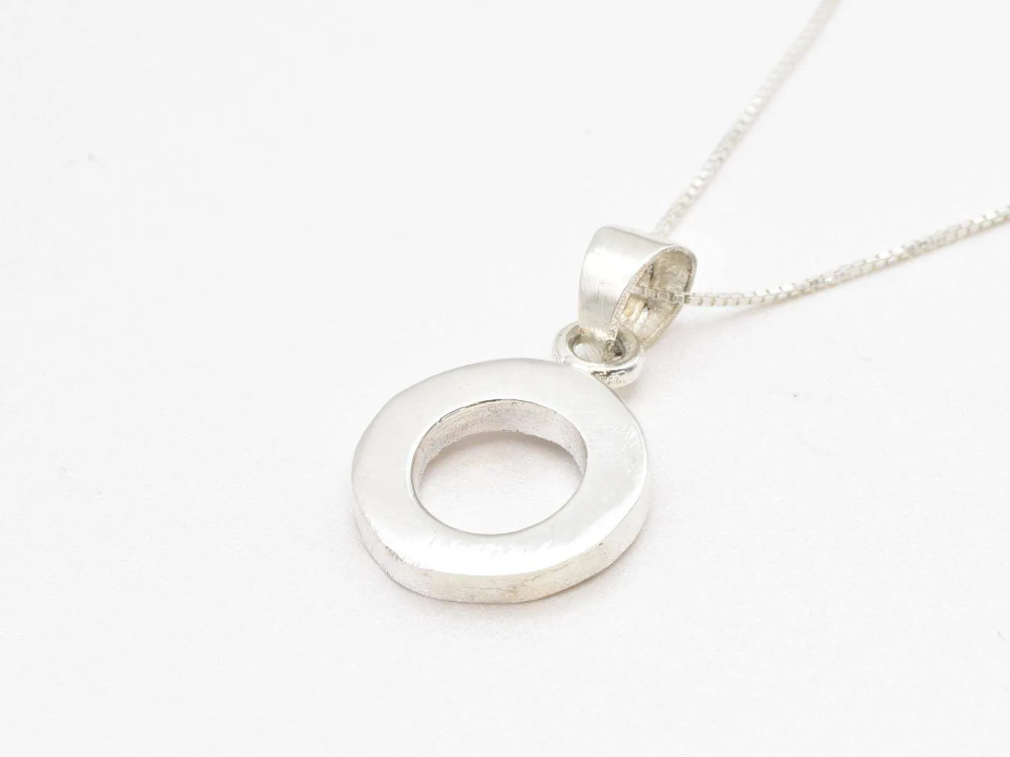Letter O Pendant - Name Initial Necklace - Personalized Pendant