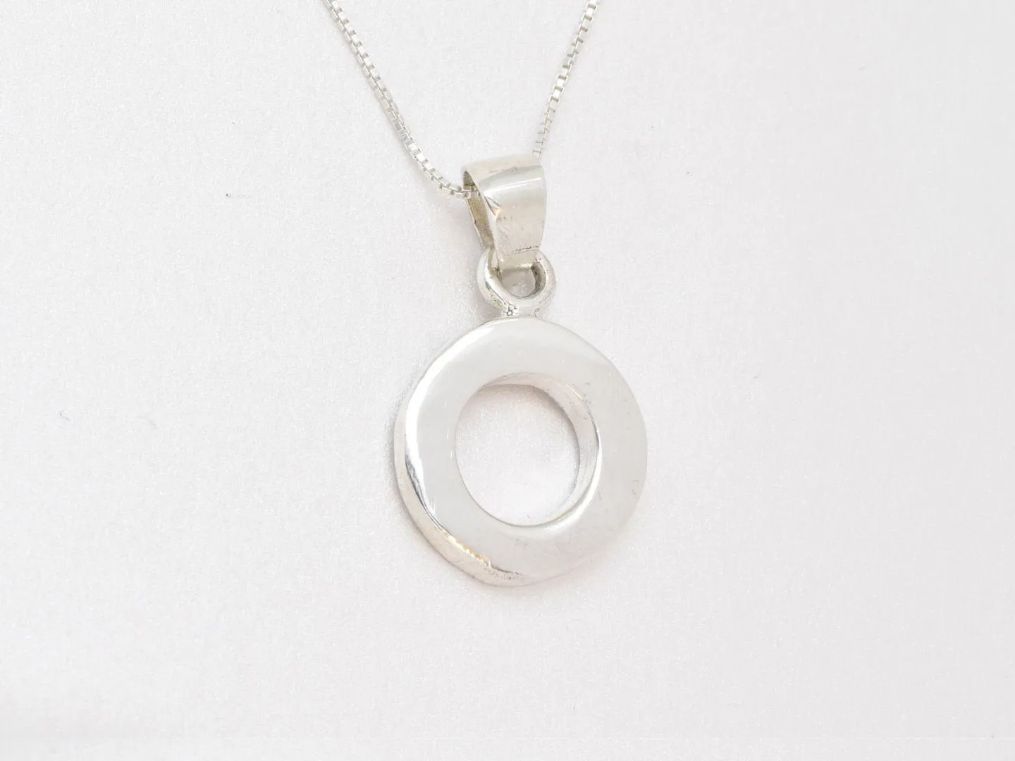 Letter O Pendant - Name Initial Necklace - Personalized Pendant