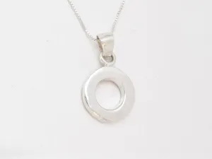 Letter O Pendant - Name Initial Necklace - Personalized Pendant